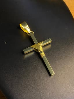 PINGETE DE CRUZ AMARADA 7CM